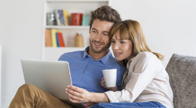 Couple Doing Digital Tax